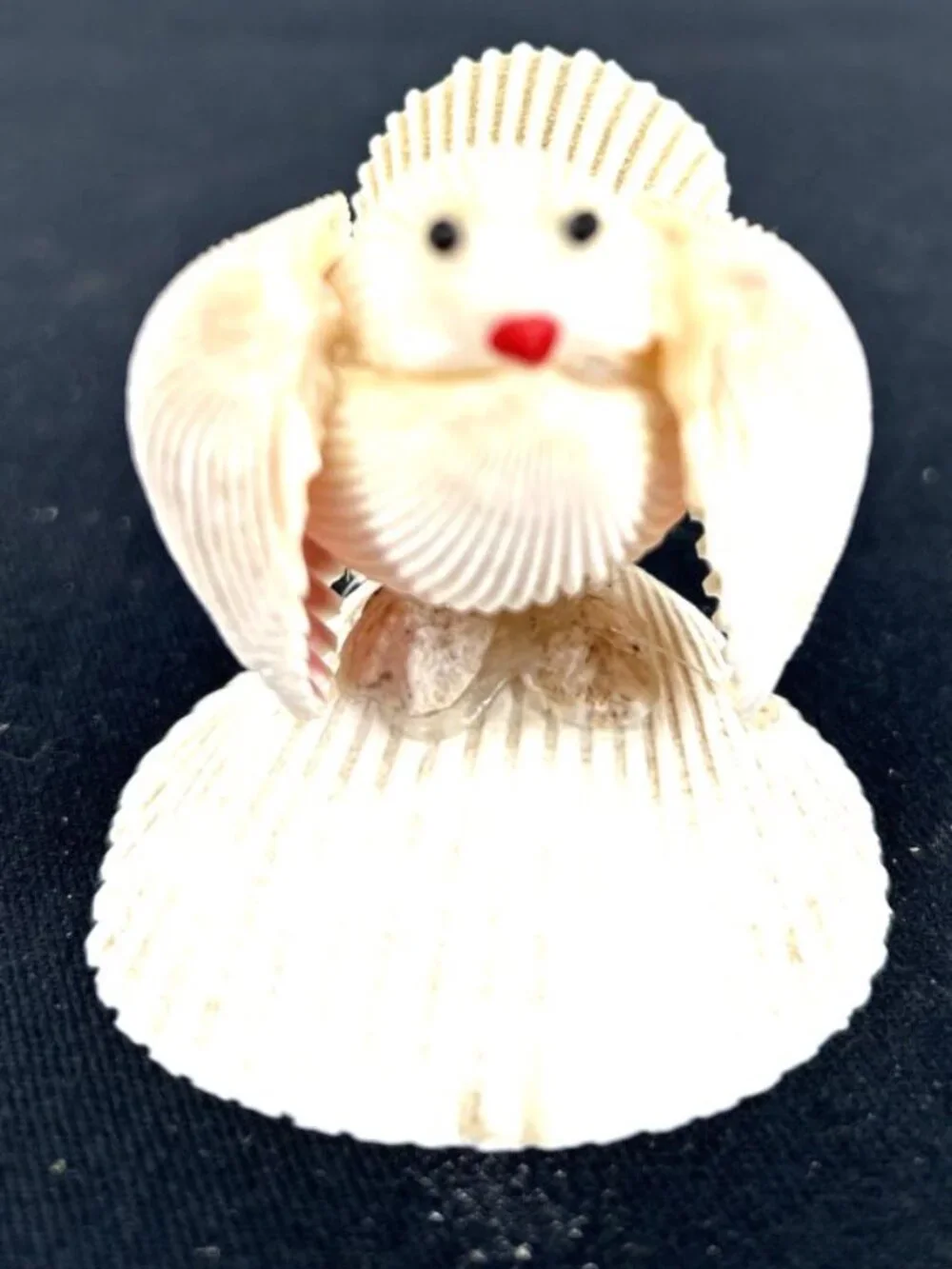 Seashell Bird Figurine Shelf Sitter Vtg 2.5